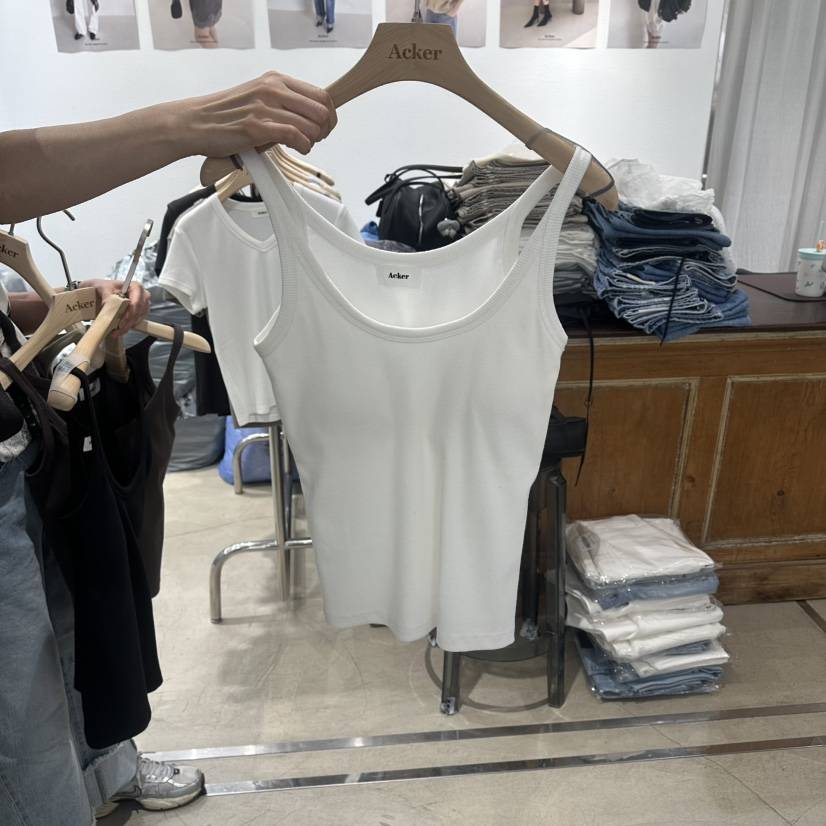 ACKER韓國直郵實拍女士新品人氣熱賣26春夏職業休閑吊帶背心ACKER吊帶/背心
