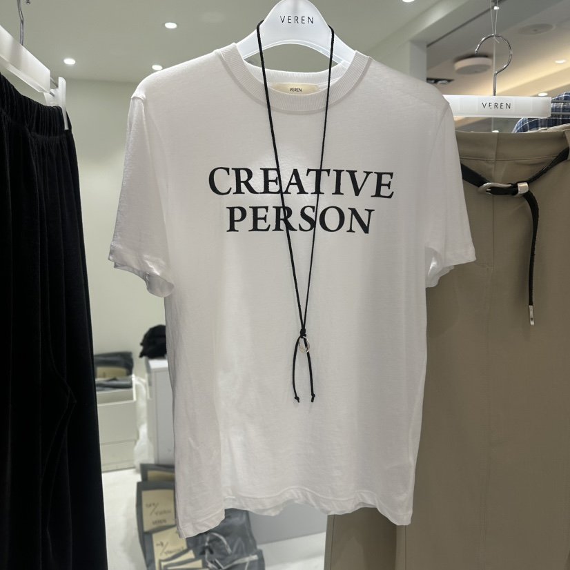 VEREN韓國代購女士新品推薦時尚26春夏職業熱賣休閑人氣T恤VERENT恤