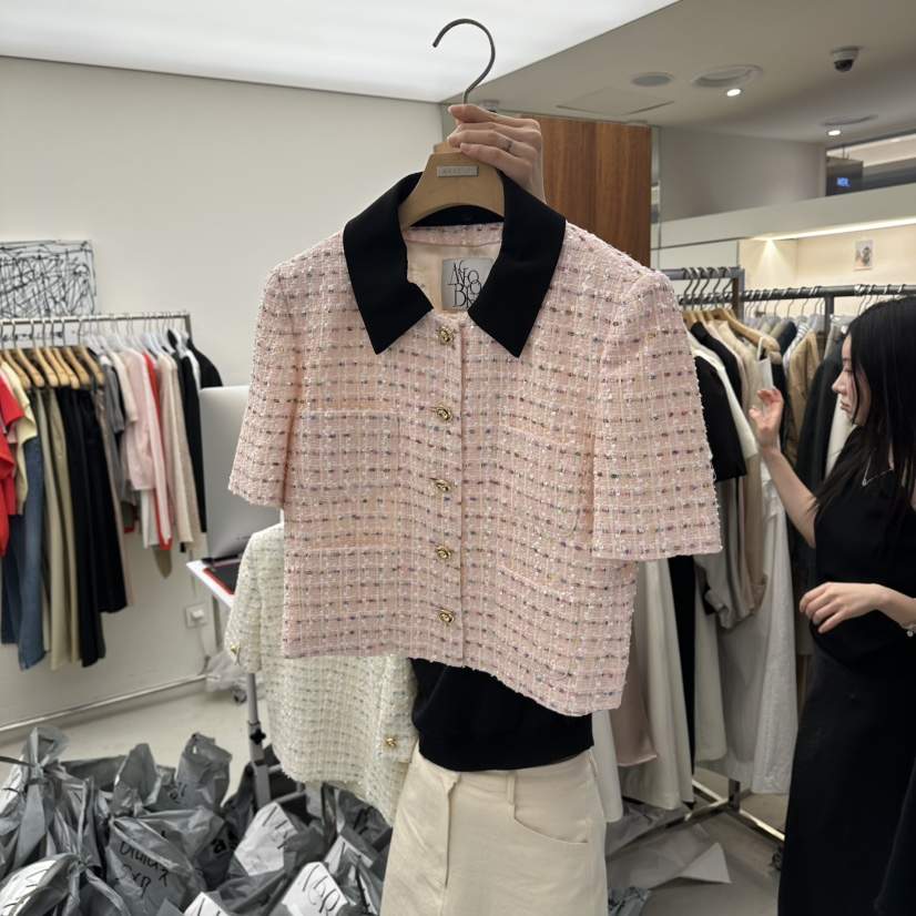 MER韓國東大門代購女裝新品推薦職業人氣時尚熱賣26春夏夾克MER/ANGELO BIANCO夾克