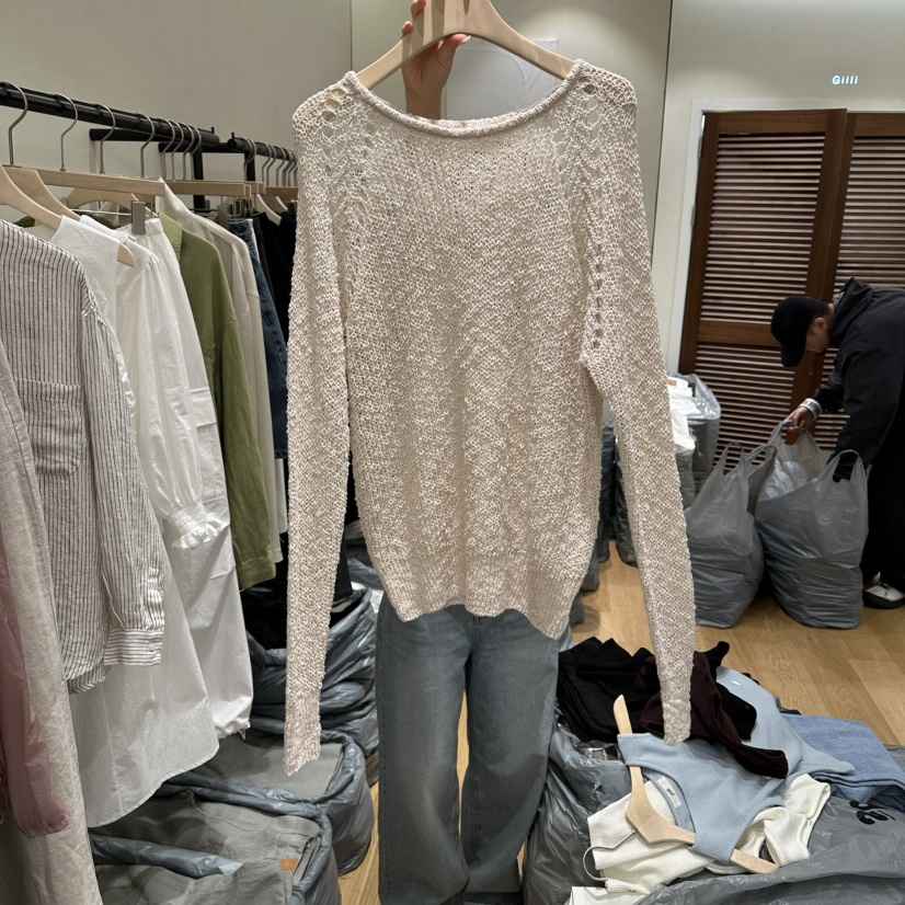 GILLI韓國東大門直郵女裝新品推薦熱賣職業時尚26春夏針織衫GILLI針織衫