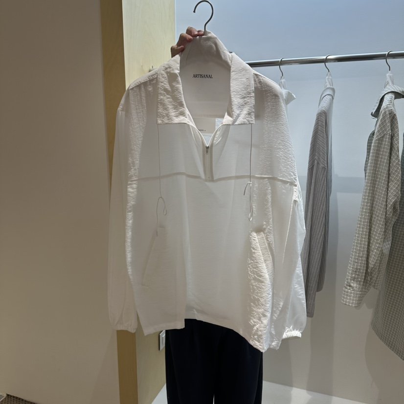 ARTISANAL韓國代購女裝新品推薦時尚職業人氣襯衫蕾絲衫拉鏈ARTISANAL襯衫/蕾絲衫