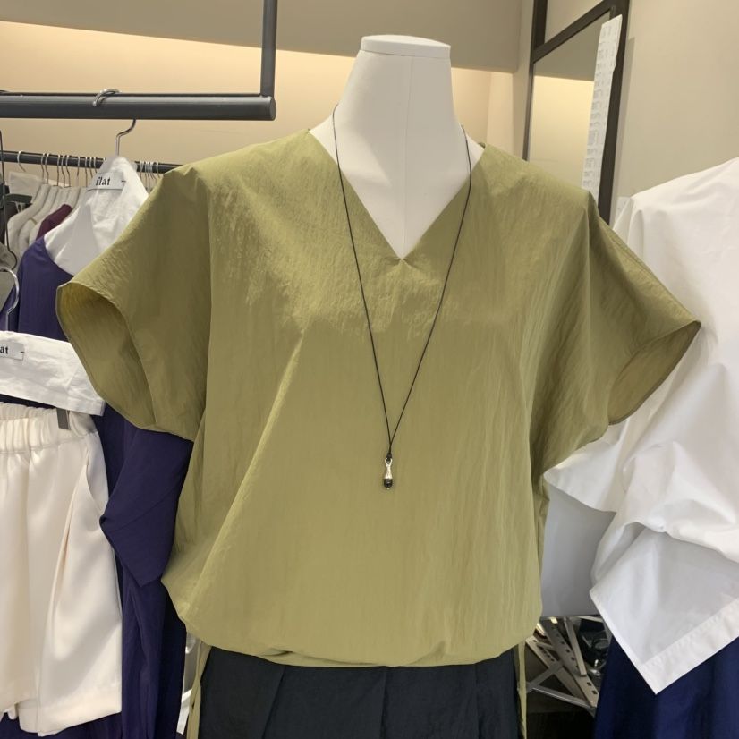 FLAT韓國代購女裝新款推薦26春夏人氣職業休閑襯衫蕾絲衫FLAT襯衫/蕾絲衫