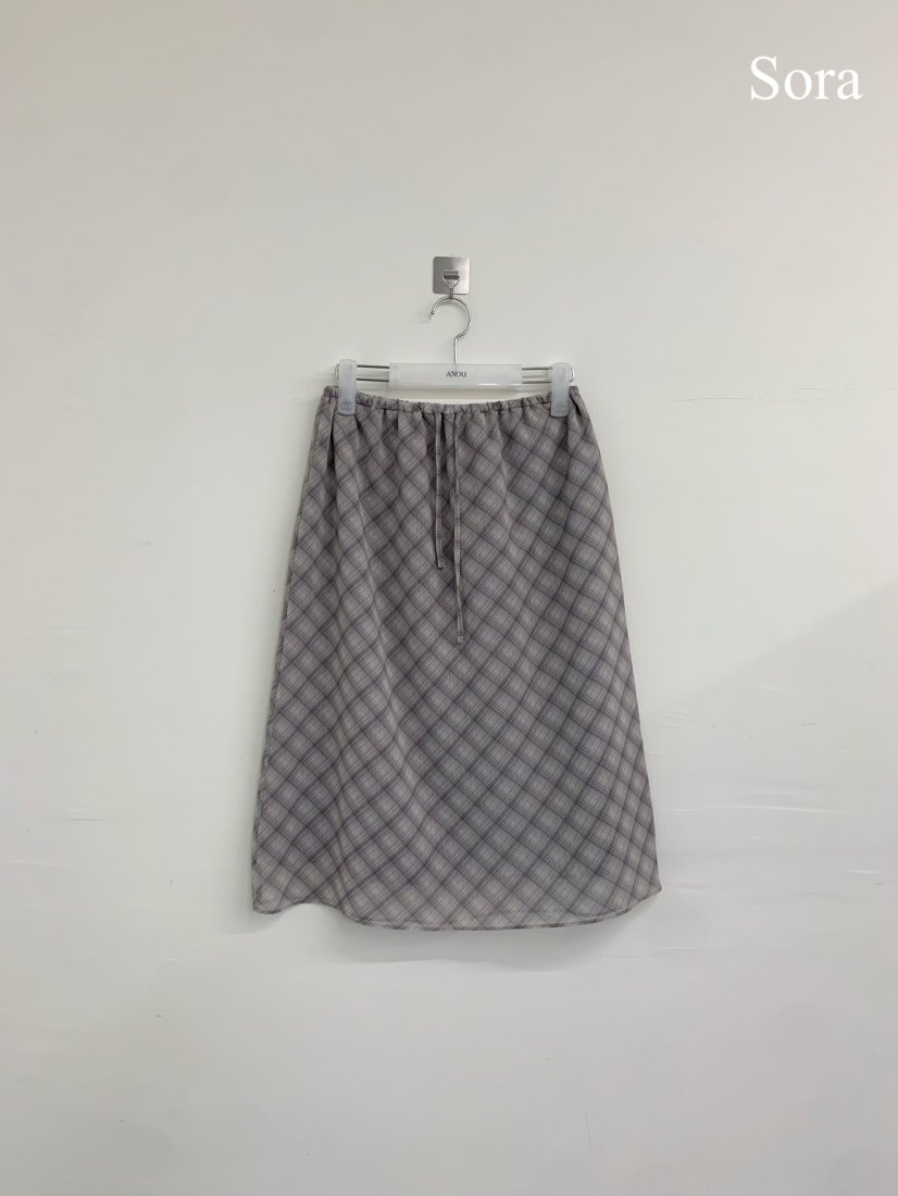 ANOU韓國代購女裝新款推薦時尚熱賣人氣休閑26春夏職業長裙ANOU長裙