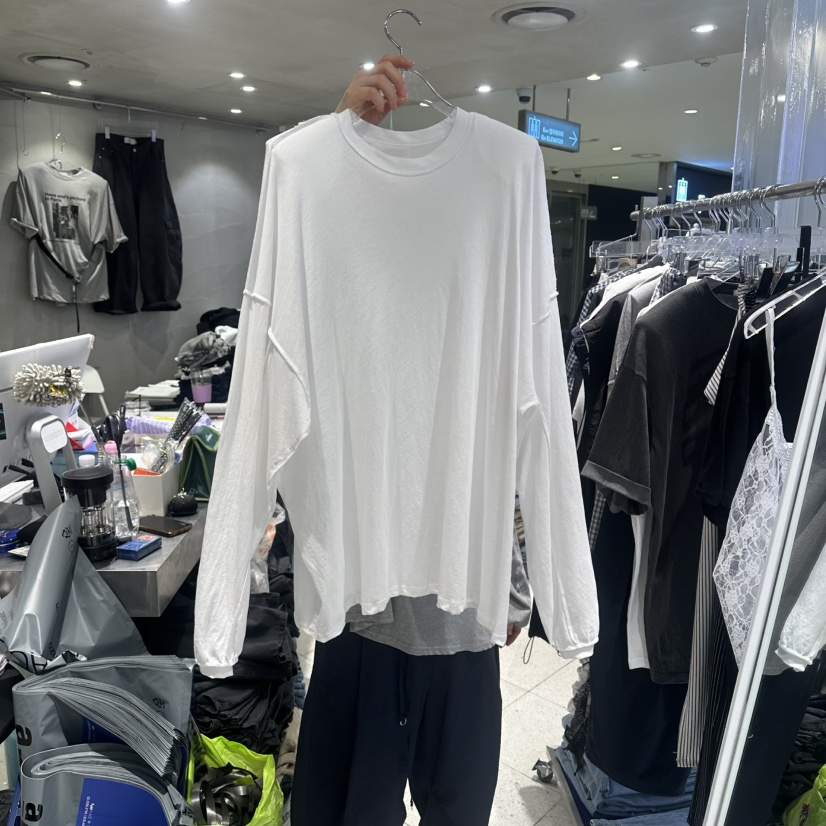 HERTZ-P韓國直郵實拍女士新品熱賣人氣職業26春夏長袖T恤HERTZ-P長袖T恤