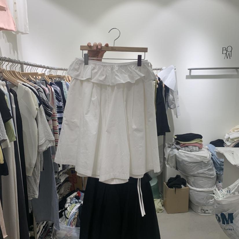 BY BOMI韓國東大門代購女士新品職業人氣時尚短褲荷葉邊BY BOMI短褲