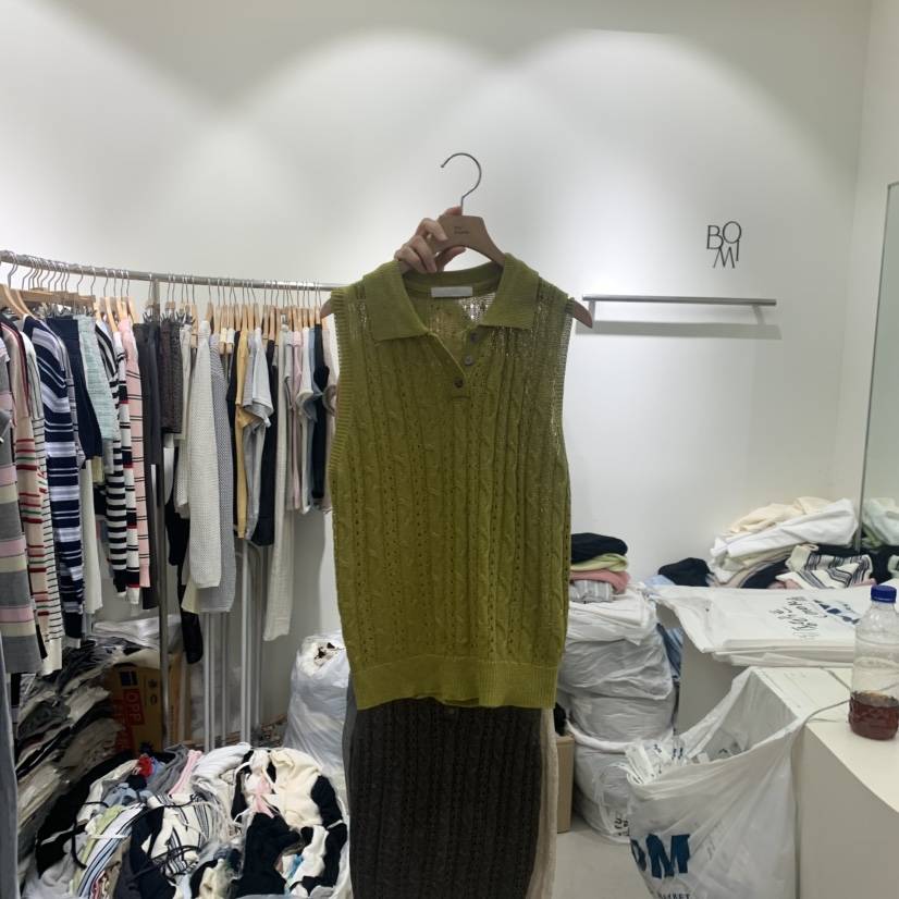 BY BOMI韓國東大門代購女士新品人氣推薦時尚職業吊帶背心BY BOMI吊帶/背心