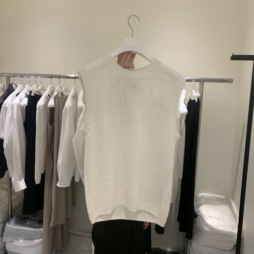 MASCULINE韓國直郵實拍女裝新品職業人氣26春夏吊帶背心亞麻MASCULINE吊帶/背心