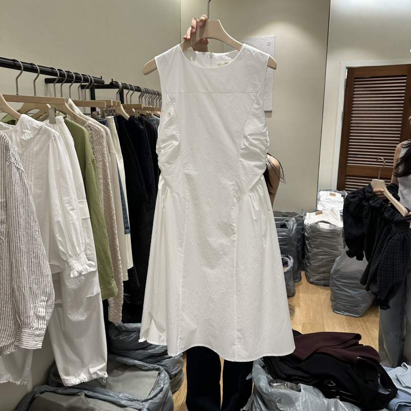 GILLI韓國直郵實拍女士新款熱賣休閑推薦人氣時尚連衣裙褶皺GILLI連衣裙