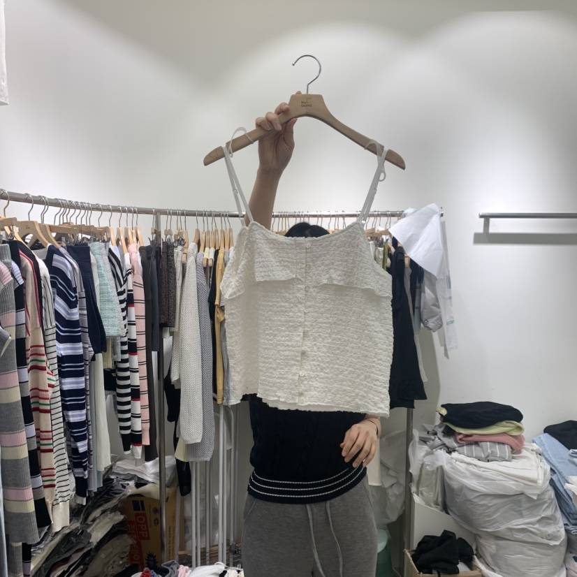 BY BOMI韓國直郵女裝新品推薦時尚職業休閑人氣吊帶背心BY BOMI吊帶/背心