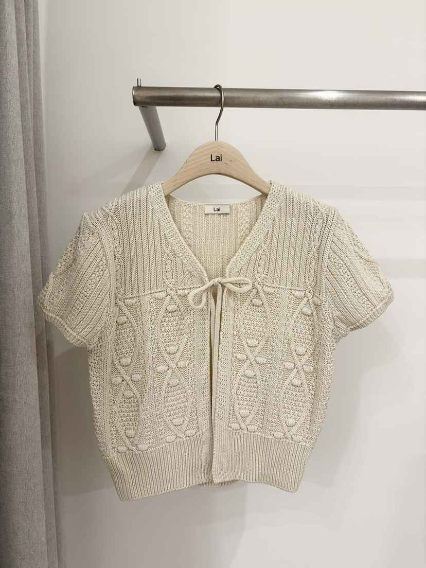 LAI韓國直郵女裝新品人氣休閑推薦時尚熱賣26春夏職業針織衫Lai針織衫