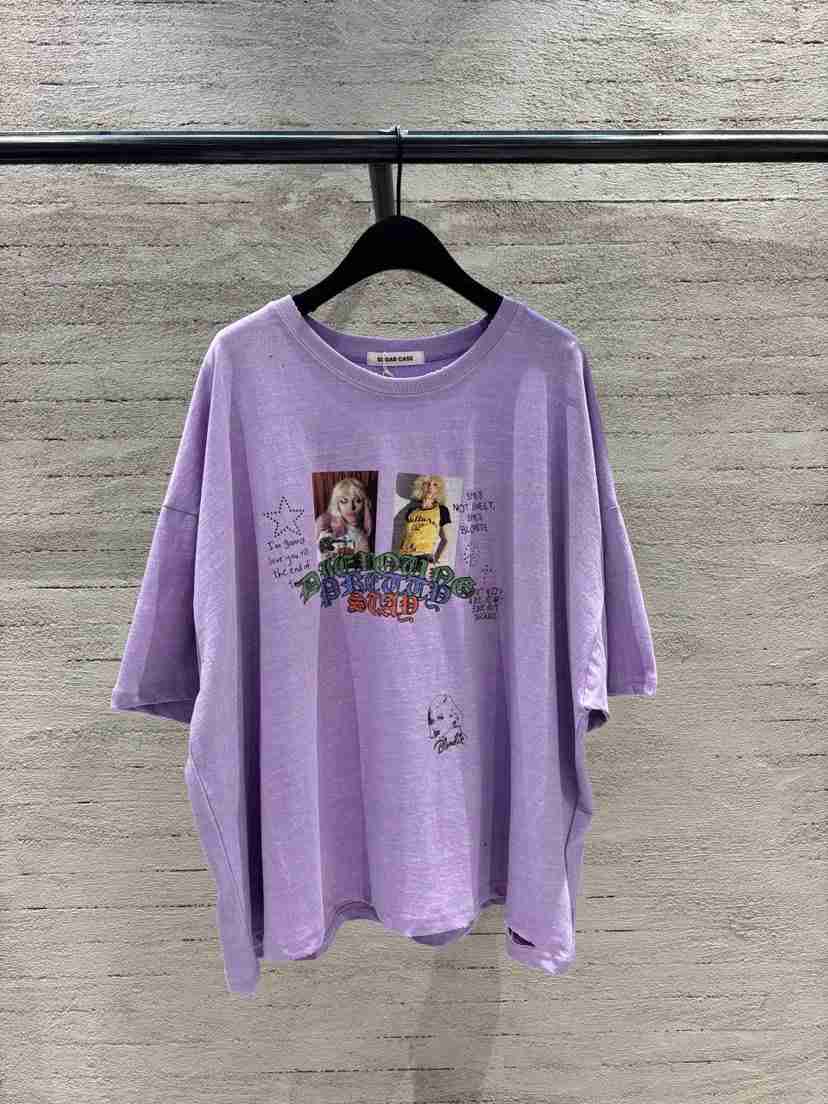 SUGAR CASE東大門代購女裝新品26春夏熱賣真品推薦T恤復古SUGAR CASET恤