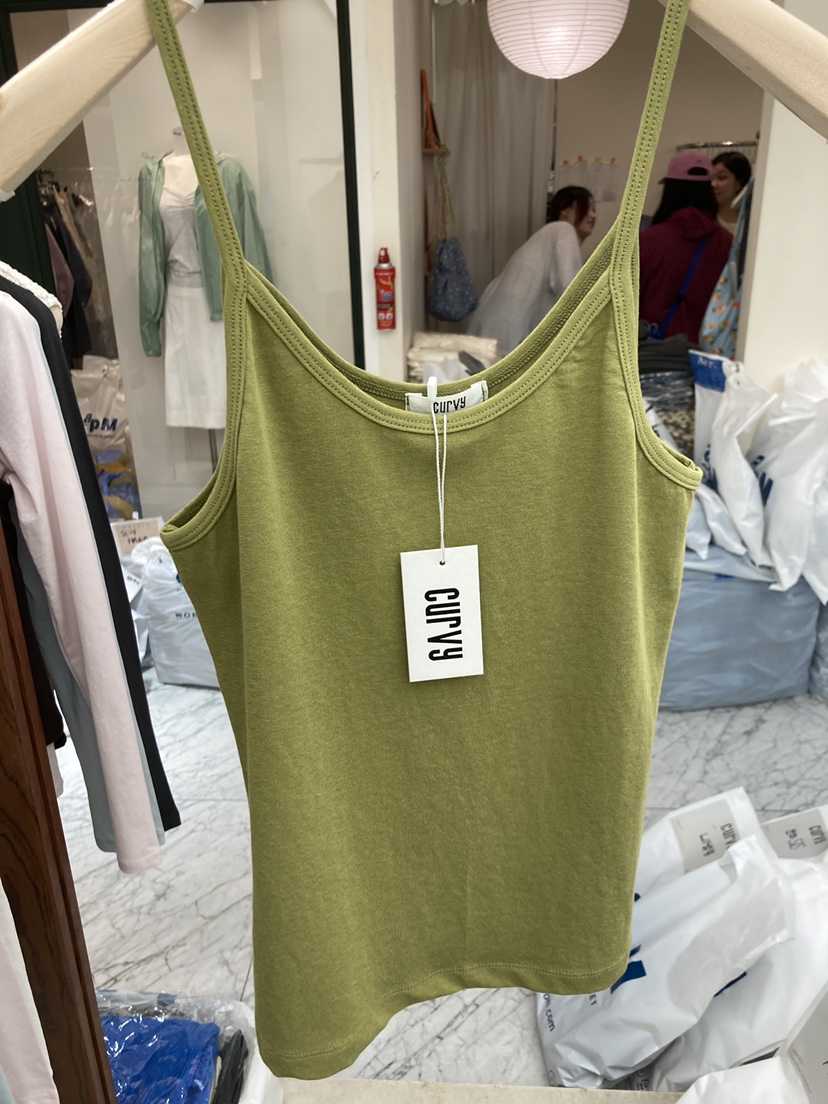 CURVY東大門實拍女裝新款時尚熱賣休閑26春夏真品吊帶背心CURVY吊帶/背心