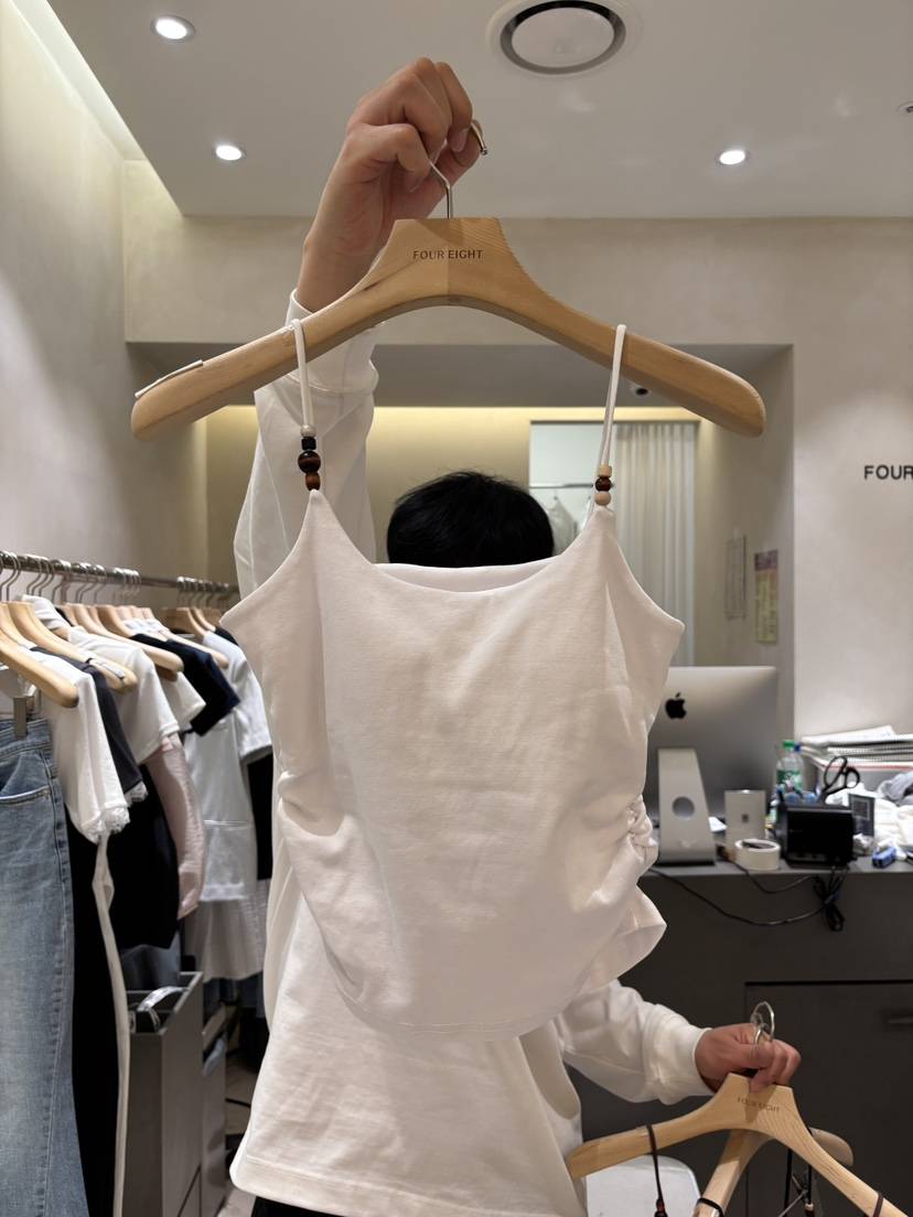 FOUREIGHT東大門代購女士新品時尚真品人氣熱賣職業吊帶背心FOUR EIGHT吊帶/背心