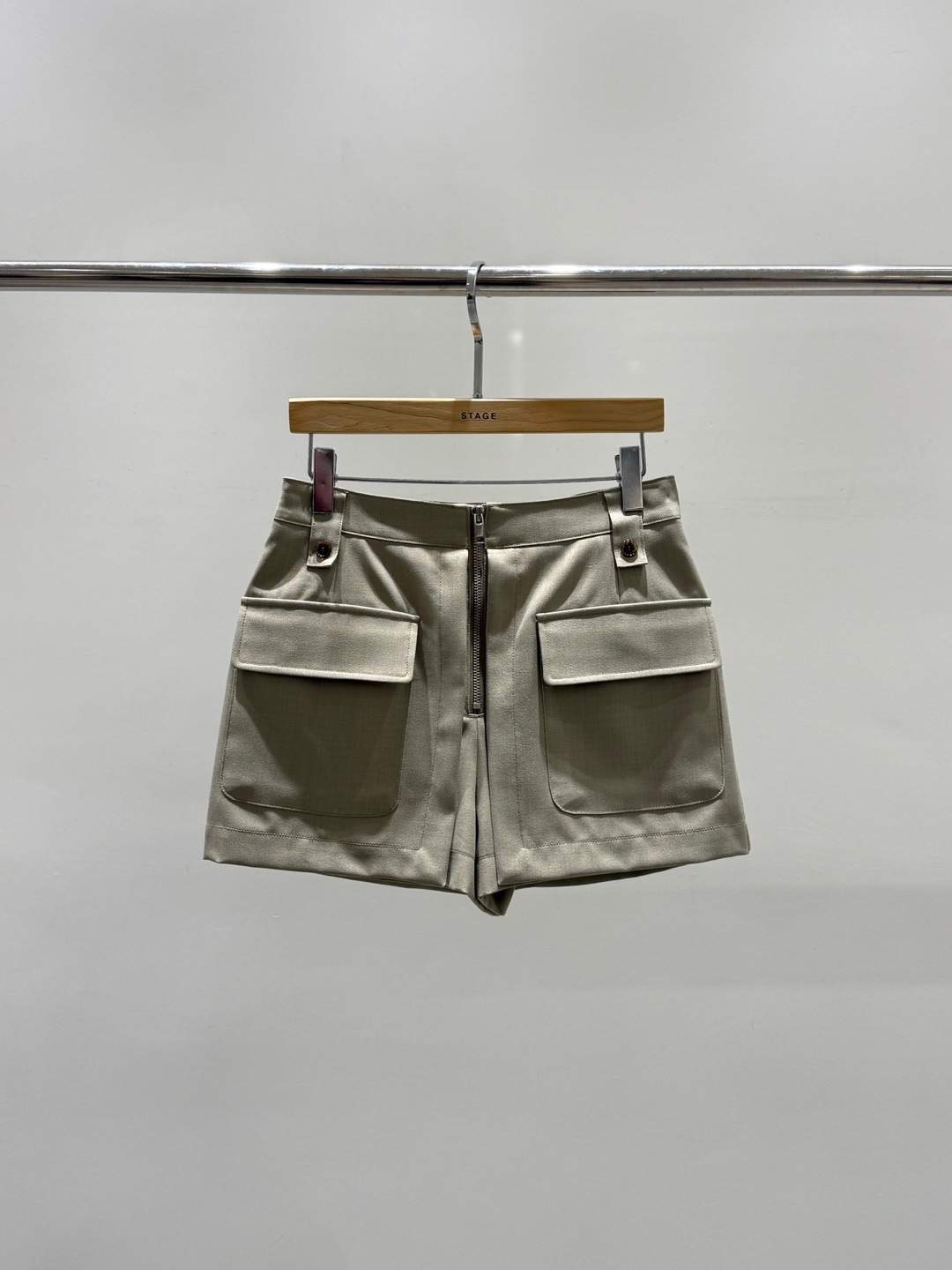 STAGE東大門代購女裝新款休閑真品人氣26春夏時尚短褲拉鏈STAGE短褲