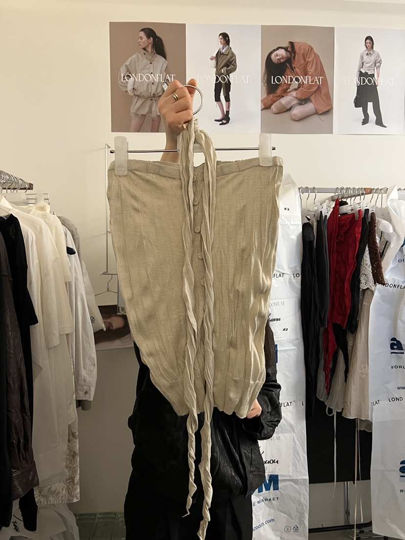 LONDON FLAT東大門實拍女士新品熱賣時尚吊帶背心含脖帶LONDON FLAT吊帶/背心