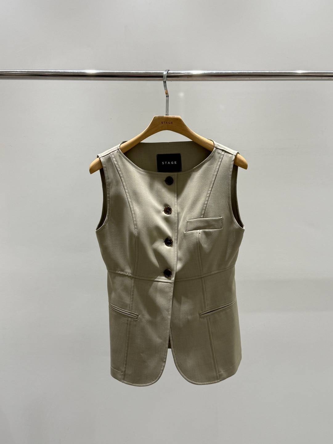 STAGE東大門實拍女士新品熱賣人氣休閑時尚真品推薦26春夏馬甲STAGE馬甲