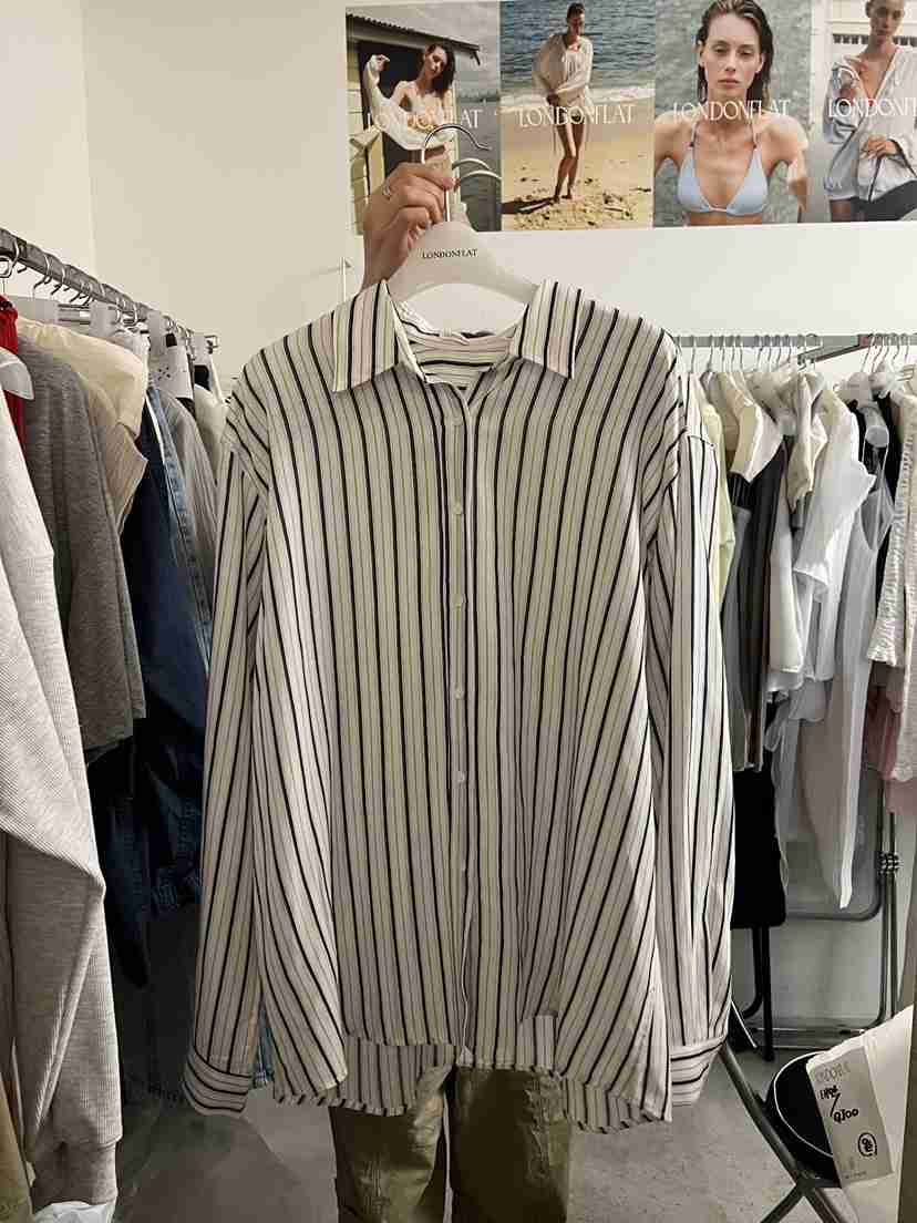 LONDON FLAT東大門代購女士新款真品休閑26春夏襯衫蕾絲衫LONDON FLAT襯衫/蕾絲衫