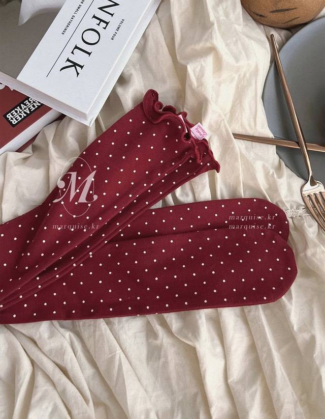 TOLL東大門直郵女裝新款推薦休閑時尚26春夏人氣襪子圓點TOLL襪子