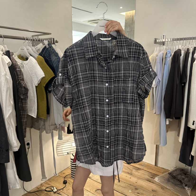 CREAM VILLA東大門實拍女裝新款休閑襯衫蕾絲衫CREAMVILLA襯衫/蕾絲衫