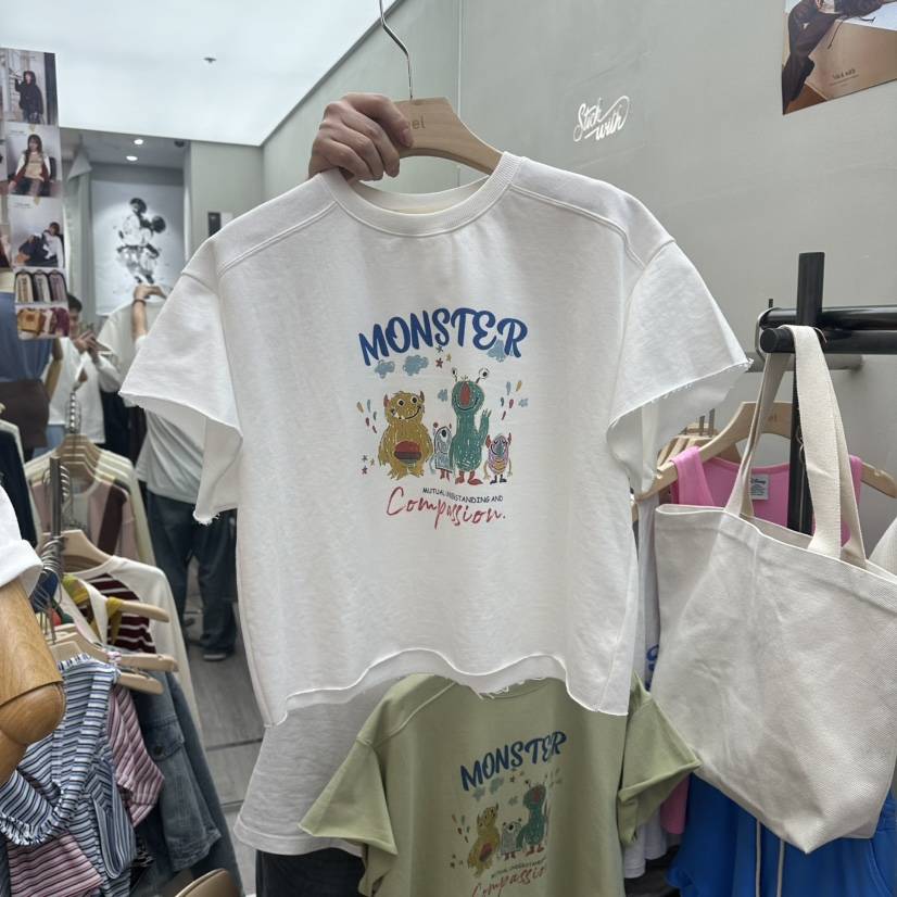 STICK WITH東大門實拍女裝新品推薦人氣26春夏真品熱賣T恤STICK WITHT恤