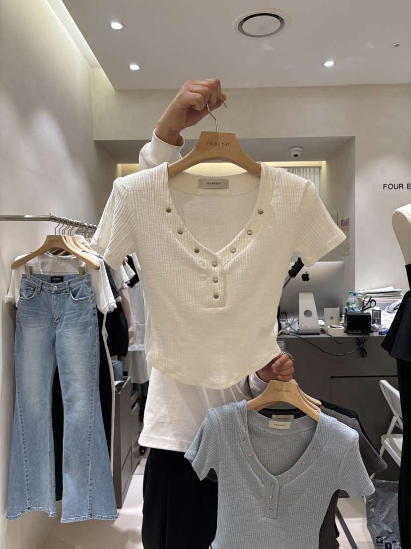 FOUREIGHT東大門直郵女裝新款真品推薦人氣熱賣26春夏T恤FOUR EIGHTT恤