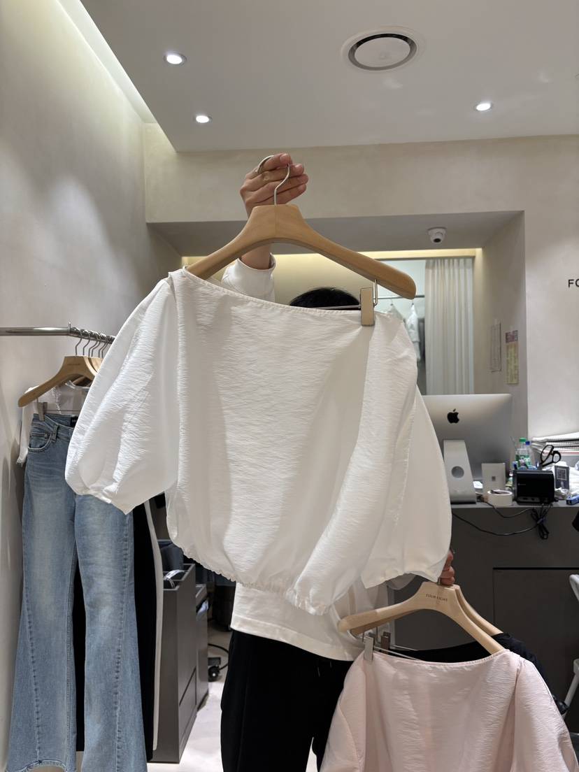 FOUREIGHT韓國代購女士新款推薦真品時尚熱賣人氣襯衫蕾絲衫FOUR EIGHT襯衫/蕾絲衫