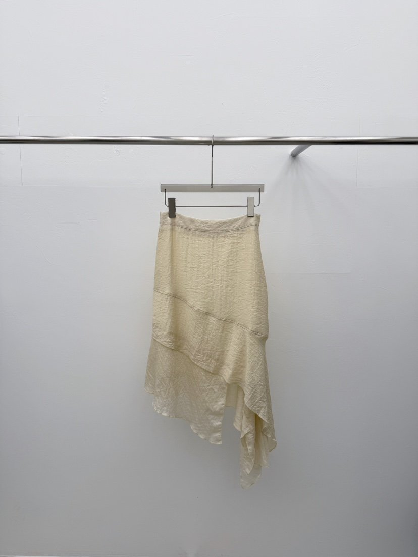 SEARE/PRETZEL韓國代購女裝新款時尚半身裙中短裙不對稱SEARE/PRETZEL半身裙/中短裙