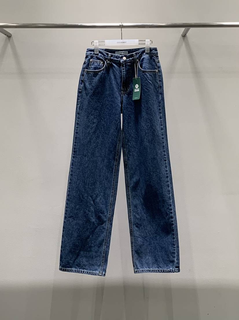 LOVE MOMENT韓國代購女士新款真品人氣推薦26春夏牛仔褲LOVE MOMENT牛仔褲