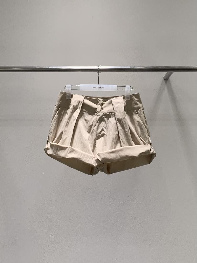 LOVE MOMENT東大門代購女士新品休閑職業時尚真品26春夏短褲LOVE MOMENT短褲