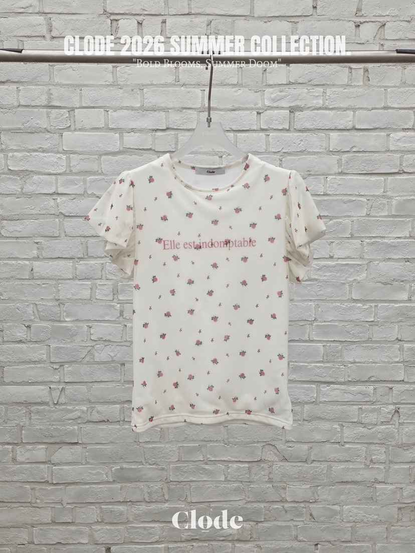 CLODE韓國代購女士新款推薦職業人氣熱賣休閑26春夏時尚T恤CLODET恤