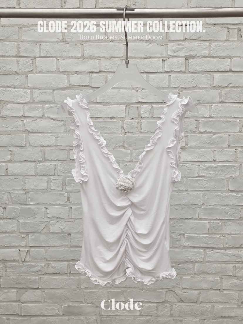 CLODE韓國代購女士新款時尚推薦人氣休閑26春夏熱賣吊帶背心CLODE吊帶/背心