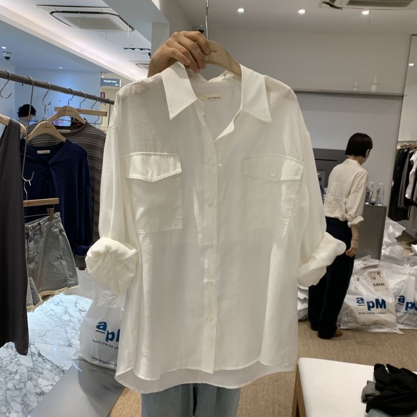 SELF SERVICE韓國代購女士新款休閑推薦26春夏襯衫蕾絲衫SELF SERVICE襯衫/蕾絲衫