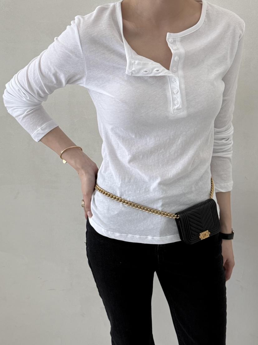 DEMAR韓國代購女裝新品職業休閑長袖T恤不含腰包不含內搭DEMAR長袖T恤