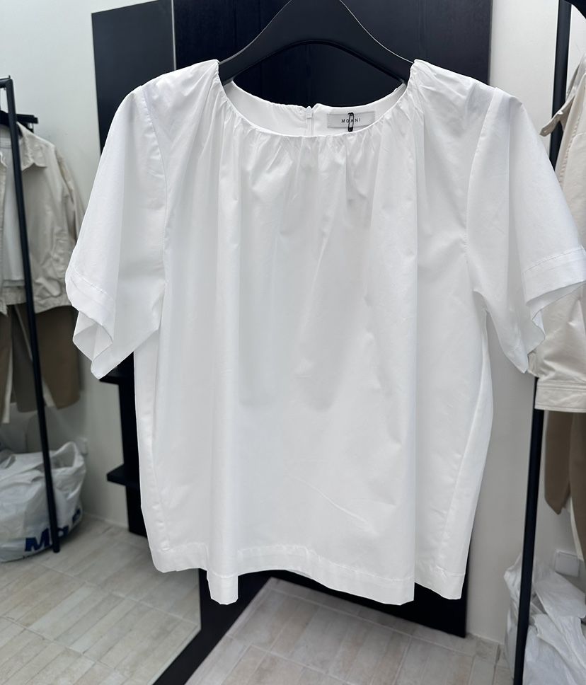 MOANI韓國東大門直郵女士新品推薦職業休閑襯衫蕾絲衫褶皺MOANI襯衫/蕾絲衫