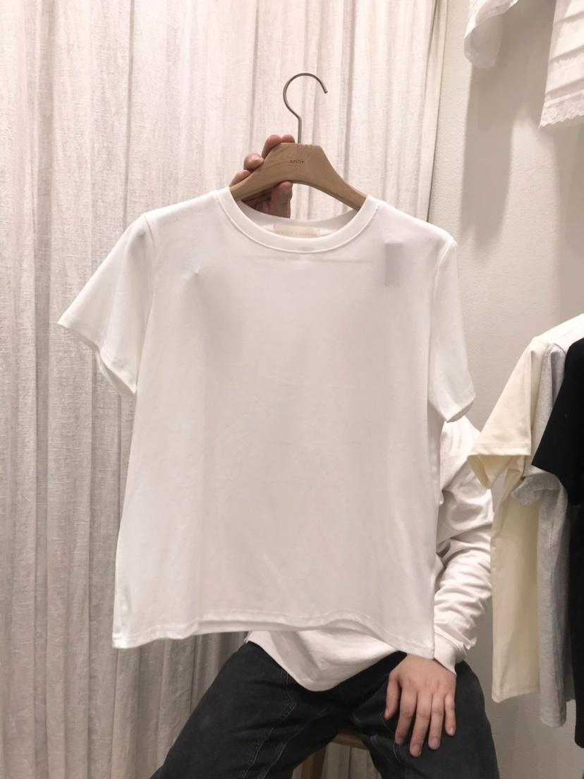 AHOY韓國直郵實拍女裝新品人氣推薦休閑26春夏熱賣職業T恤AHOYT恤