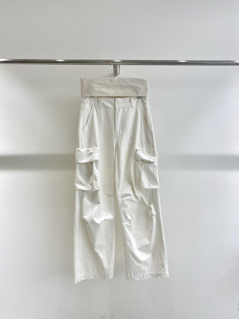 1968韓國東大門直郵女士新款時尚熱賣休閑褲工裝褲口袋拉鏈1968/YEOUYA休閑褲