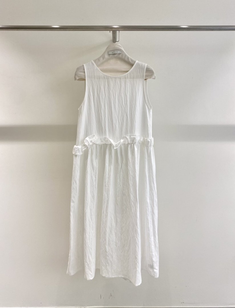 1968韓國代購女裝新品26春夏職業人氣時尚休閑連衣裙荷葉邊1968/YEOUYA連衣裙