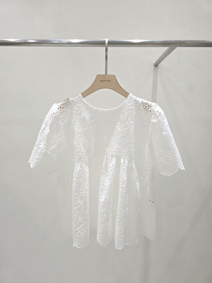 MONTER韓國代購女裝新款人氣休閑熱賣推薦時尚襯衫蕾絲衫MONTER襯衫/蕾絲衫