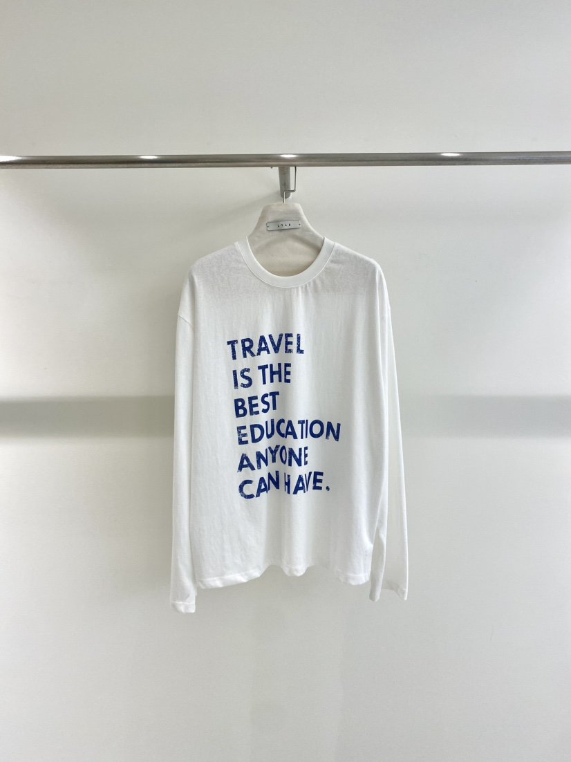 1968韓國代購女士新款人氣時尚職業推薦26春夏休閑長袖T恤1968/YEOUYA長袖T恤