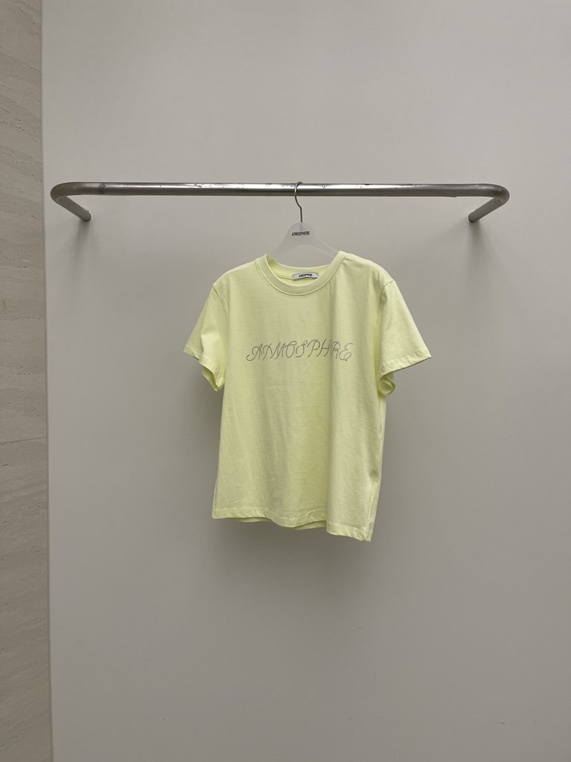 ATMOSPHERE韓國直郵實拍女裝新款人氣時尚熱賣推薦休閑T恤ATMOSPHERE/BLINGT恤