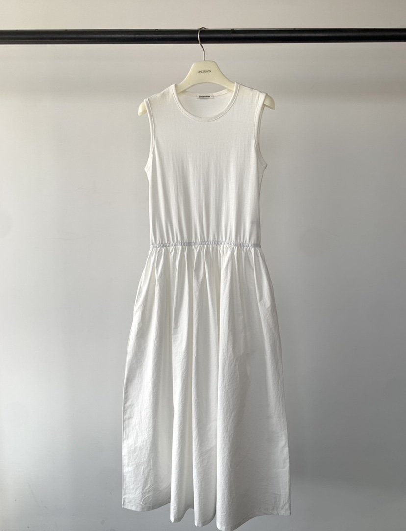 UNDERSON韓國東大門代購女士新品26春夏時尚職業連衣裙長款UNDERSON連衣裙