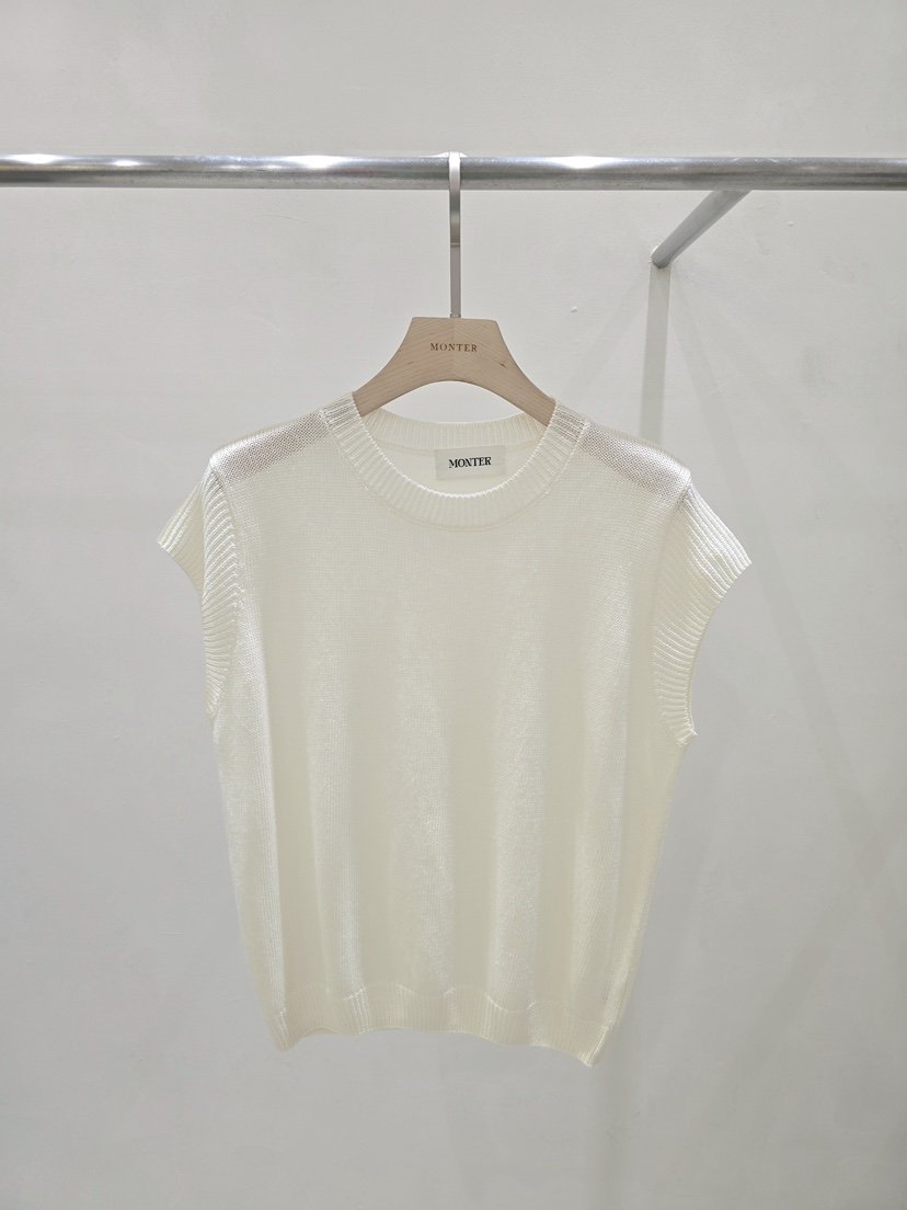 MONTER韓國直郵實拍女裝新款休閑職業熱賣人氣針織衫羅紋MONTER針織衫