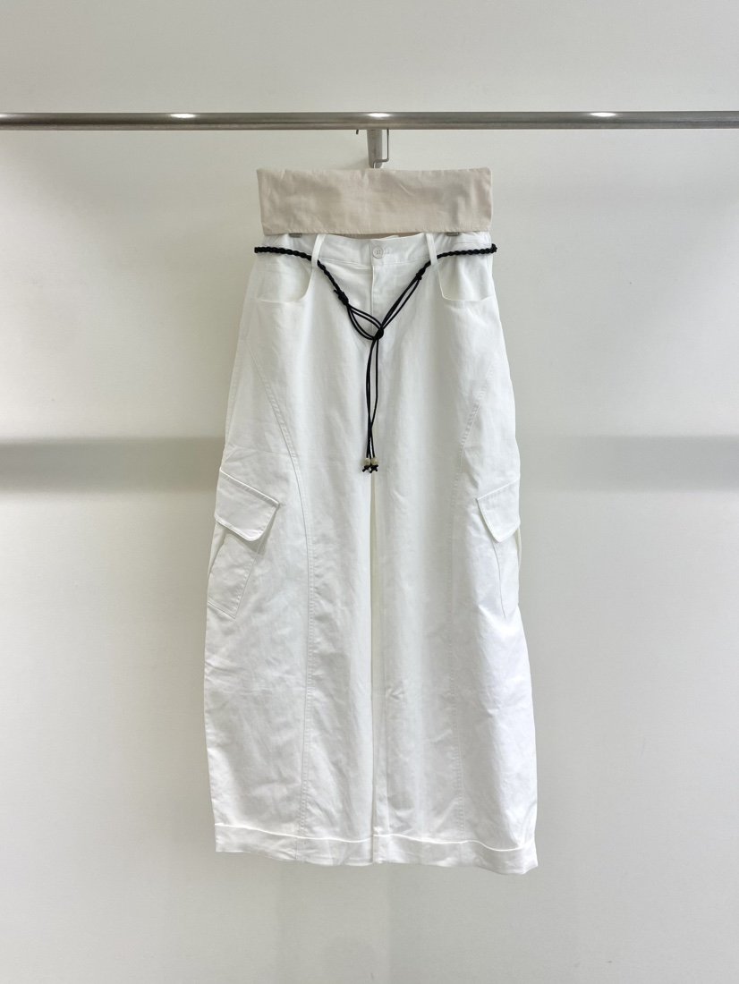 1968韓國直郵女士新品人氣休閑熱賣職業休閑褲含腰繩腰帶1968/YEOUYA休閑褲