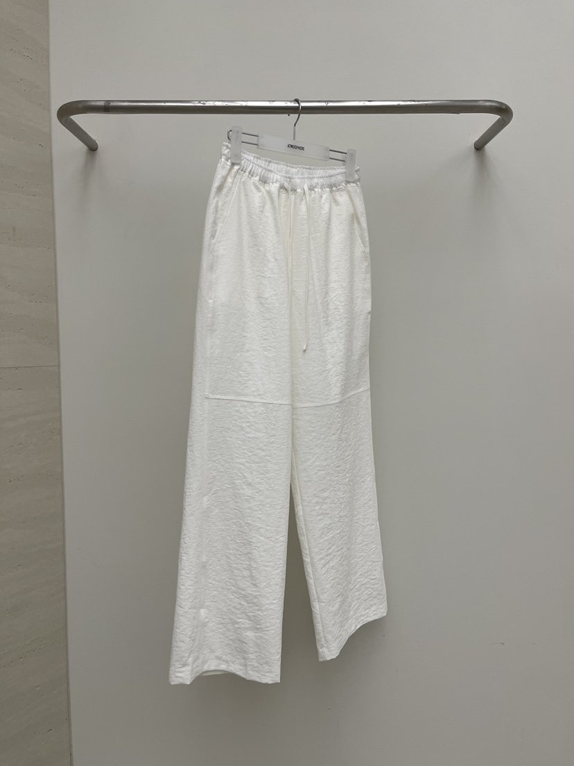 ATMOSPHERE韓國東大門直郵女士新款時尚人氣熱賣休閑褲亞麻ATMOSPHERE/BLING休閑褲