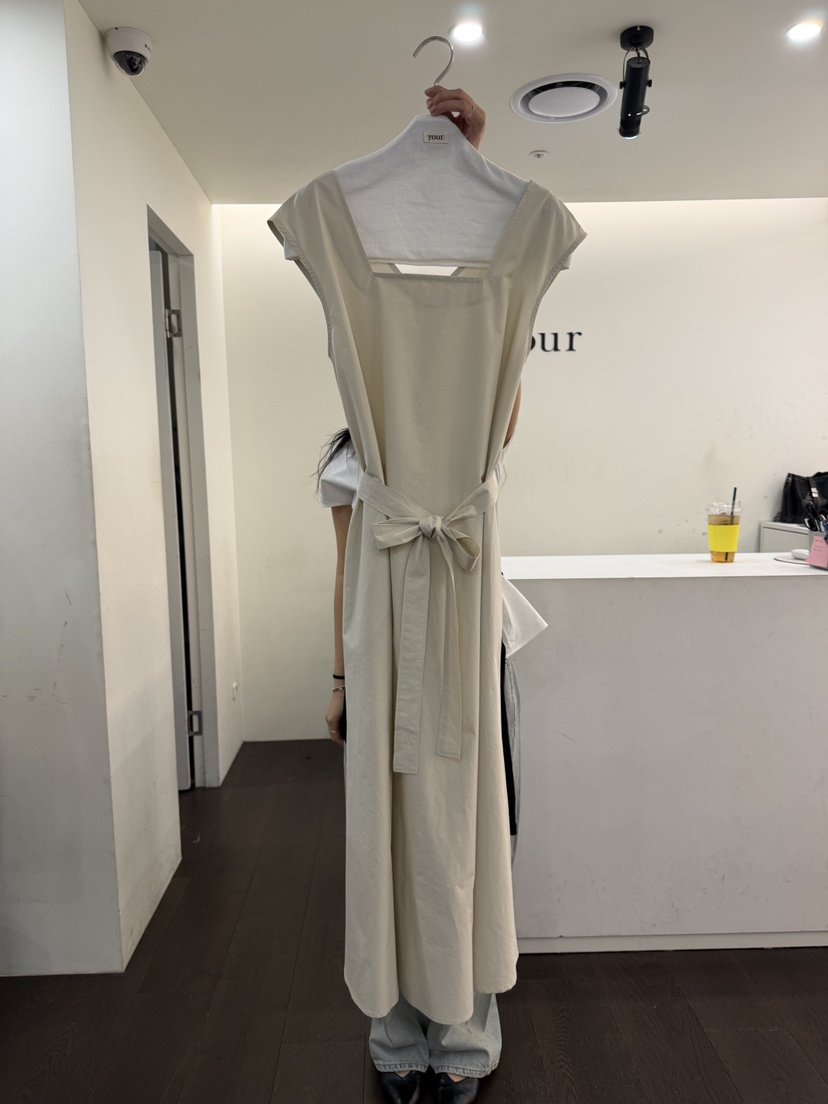 YOUR-P韓國東大門直郵女裝新款職業休閑26春夏連衣裙含腰帶YOUR-P連衣裙