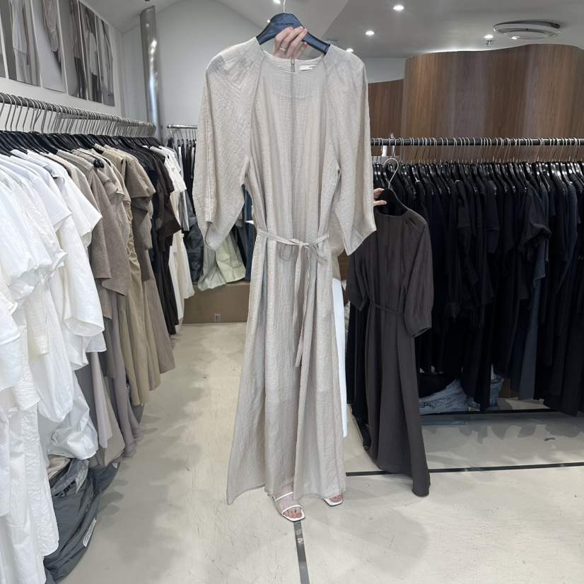 LE EDITION/LEBOENE韓國東大門代購女裝新款26春夏連衣裙含腰帶LE EDITION/LEBOENE連衣裙