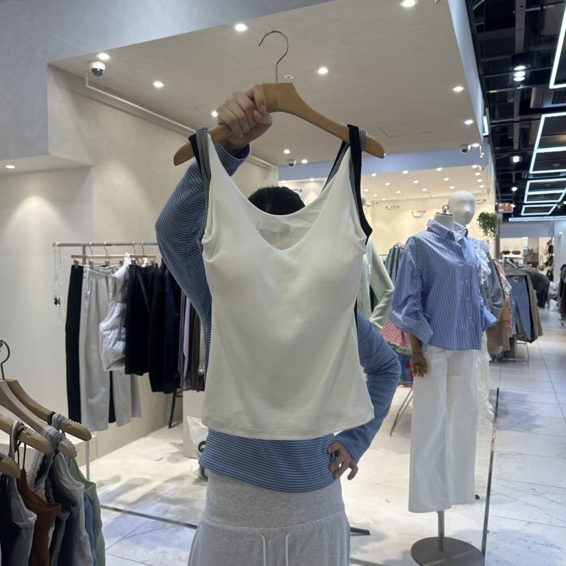 HIPTIQUE韓國代購女士新品人氣休閑熱賣26春夏職業吊帶背心HIPTIQUE吊帶/背心