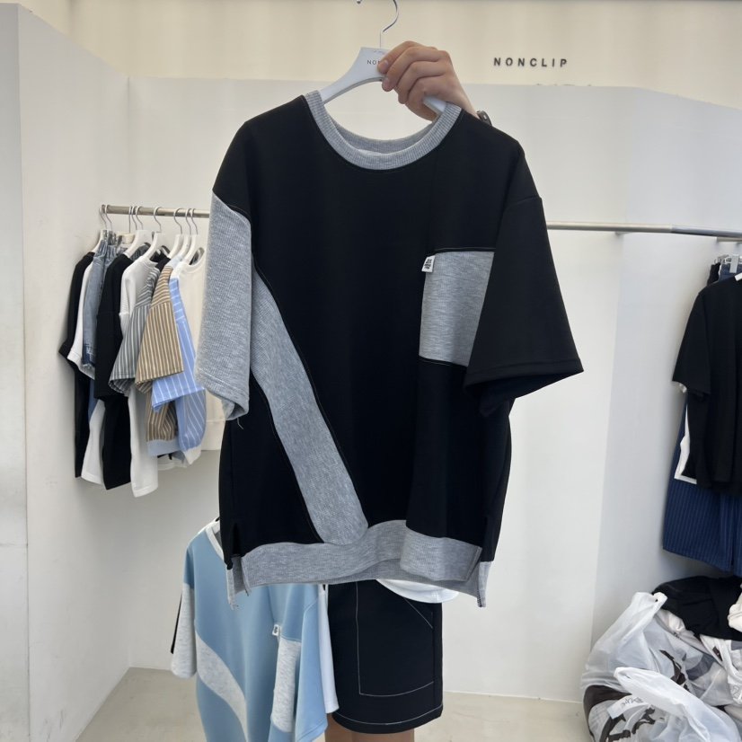 NON CLIP韓國東大門直郵女裝新款時尚推薦休閑職業人氣T恤NON CLIPT恤