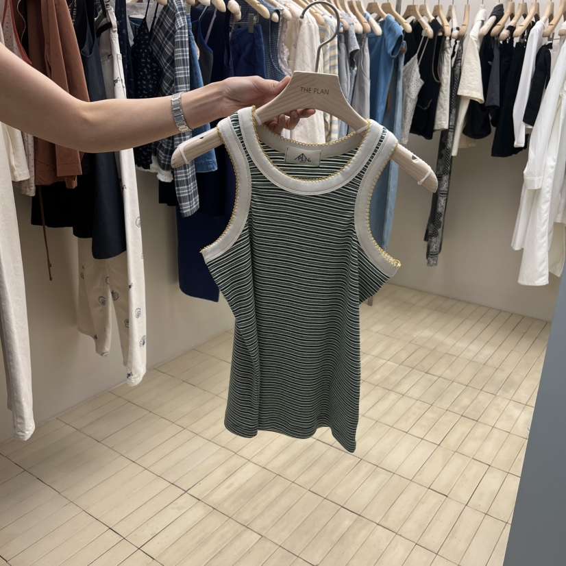 THEPLAN韓國東大門代購女士新款時尚熱賣推薦休閑吊帶背心THE PLAN吊帶/背心