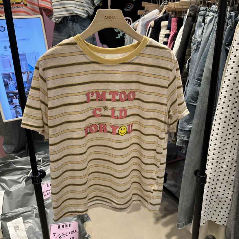 ANNA-P韓國直郵女裝新款熱賣26春夏職業推薦休閑時尚T恤ANNA-PT恤